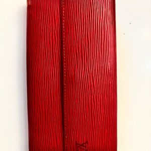 Louis Vuitton Red Epi Leather Wallet